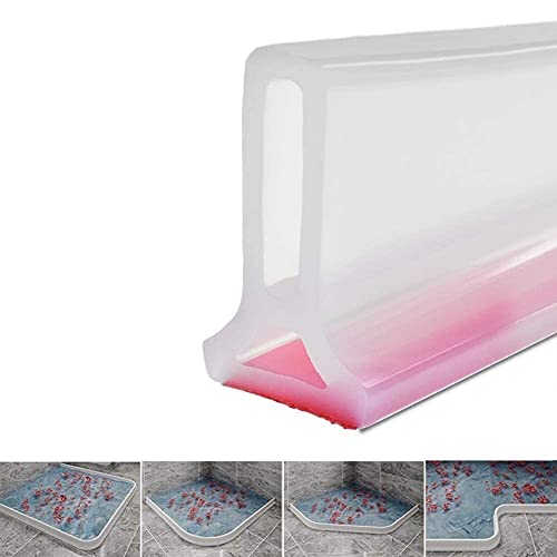 Joint de douche pliable silicone transparent CHICHENG bande etanchéite sol 300 cm - 2