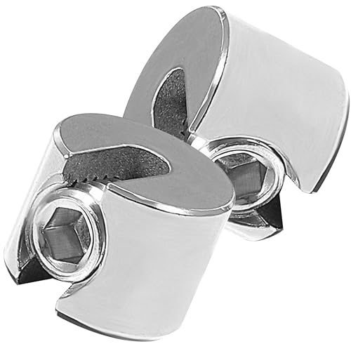 DECOMELODY Fastener for Tension Cable Stainless Steel Rope Fastener 2pcs Cable Clip No Skid Rotati