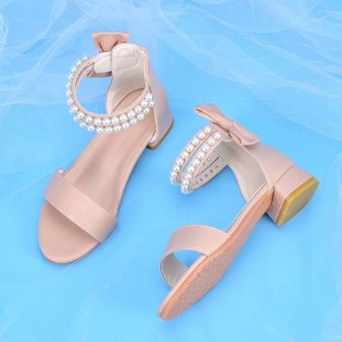 Girls' Princess High Heel Sandals Evening Wear banquet Performances School Dances Graduations Weddings Youth Formal Dress Shoes4