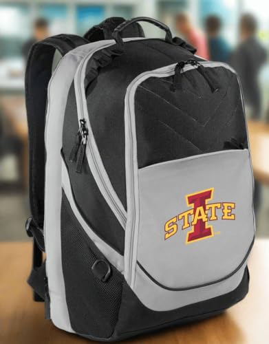 Image of Broad Bay Iowa State Cyclones Backpack | Official ISU Cyclones Logo, Padded Laptop Computer Section, Premium 600 Denier Nylon Fabric,