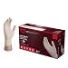AMMEX - LX344100-BX - Latex Gloves - LX3 - Disposable, Powder Free, Industrial, 3 mil, Medium, White (Box of 100)