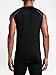 Nike Pro Men's Sleeveless Training Shirt, Black/Dark Grey/White, Large
