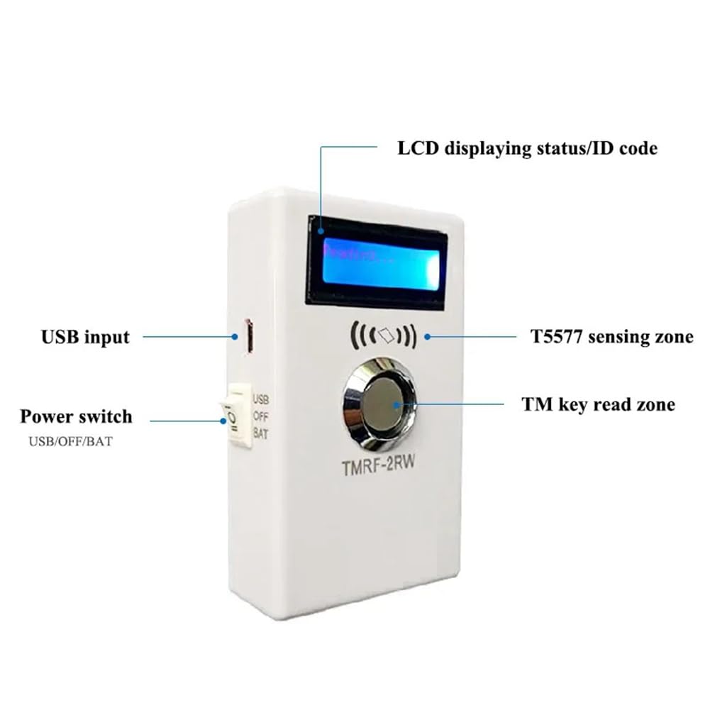 TMRF-2RW IButton Programmatore DS1990A Duplicatore Copia 125 KHz Lettore RFID Registratore RW1990 Scheda Chiave
