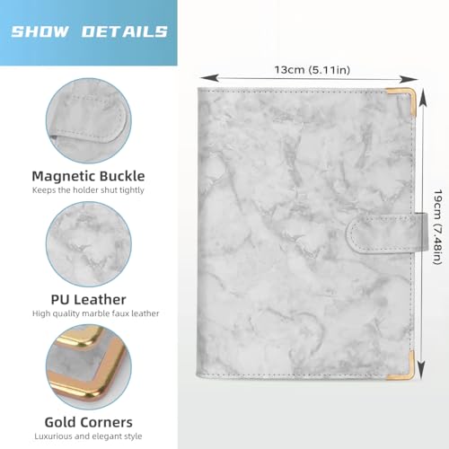 LiangYuanZen Binder Budget Notizbuch A6, 6 Löcher Budget mit Binder Taschen Budgetblätter, Etikettenaufklebern, Weiches Lineal Ringbuchordner,Geldplaner, Cash Stuffing. (black)