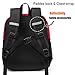 HawLander Little Kids Backpack for Boys or Girls, Toddler School Bag Fits 3 to 6 years old, Red Black, 12 Inch