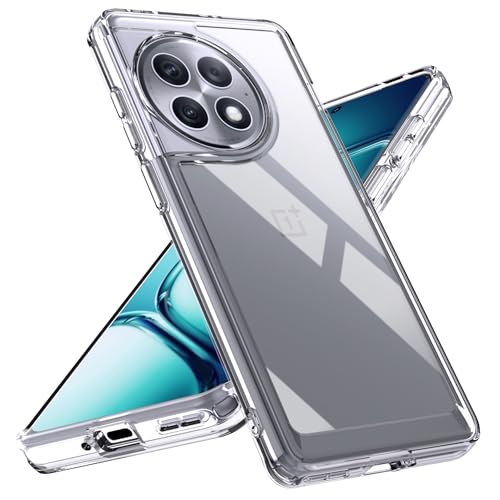 Image of IQShield EvoClear Back cover Case For Oneplus 11R Shockproof Bumper Protective Covers Cases, Anti-Scratch Hard PC, for Women, Men - Clear