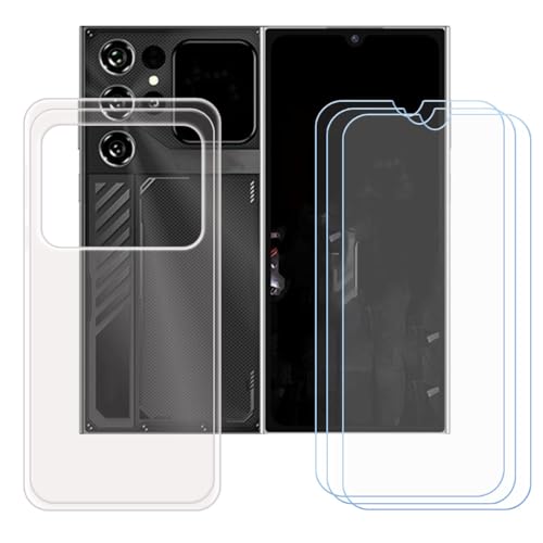 CongJiaLingXi ���� �V���R�[�� �J�o�[�K�p Oukitel C62 GT (6.88") + [3 �p�b�N] HD �E �����K���X