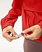 Locachy Women's Lightweight Zip Up Athletic Jacket Stand Collar Windproof Sun Protection Workout Outdoor Jacket Red M