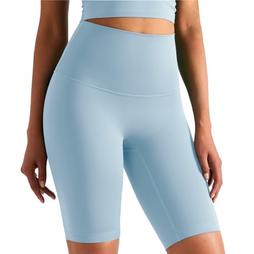 Pantaloncini Corti Donna Sportivi - Vita Alta, Leggins Push Up Per Ciclismo E Yoga - Foto 4