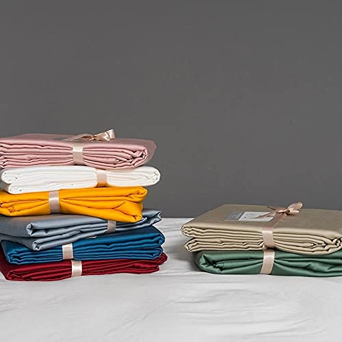 Makeps58 Bettbezug-Set aus 100 % Seide, King-Size-Bettwäsche, weiche und luxuriöse Satin-Bettwäsche, Heimtextilien für Schlafzimmer