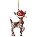Enesco Rudolph The Red Nosed Reindeer by Jim Shore Santa Hat Hanging Ornament, 3.82