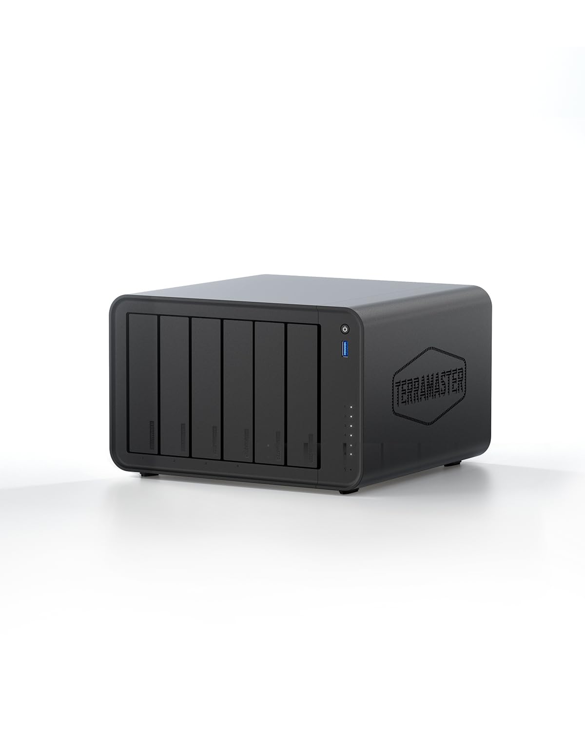 TERRAMASTER F6-425 Pro Almacenamiento NAS: Intel Core i3-1315U, 8GB DDR5, Dual 10GbE LAN, 2 USB 4.0, Tos 7 con IA nativa y Soporte OpenClaw, para Creadores y Empresas(Sin Discos) | Core i3-1315U (6 núcleos), 8 GB DDR5, TOS 7 con OpenClaw, 2 x 5 GbE LAN, 3