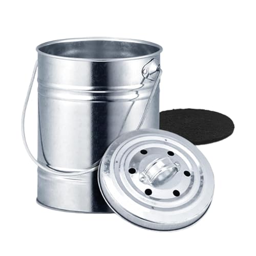 Gralara Indoor Compost Bin Garbage Can Odorless Sealed Practical Composting
