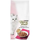 Purina Fancy Feast Gourmet Dry Cat Food, Filet Mignon with Real Seafood and Shrimp, 7 Pound