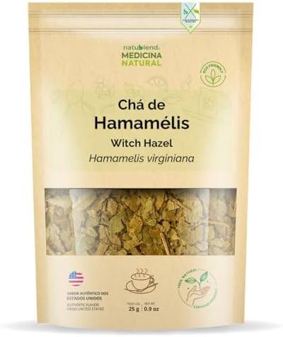 Chá de Hamamélis, Importado dos Estados Unidos, Qualidade Premium...