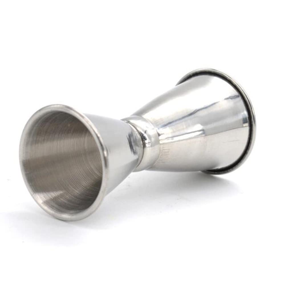Oz Cup Acero Inoxidable Crimping Glass Taza medidora de Doble Cabeza 15/30 Ml Taza medidora Bar