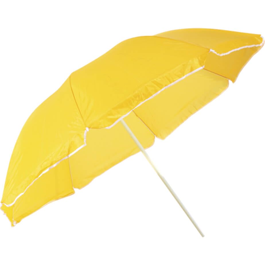 World of Wish® 7 Ft/ 42 Inch Beach Umbrella | Garden Umbrella | Outdoor Big Size Garden Umbrella | Patio Umbrella for Water & Sun Proof Yellow (Set of 1)