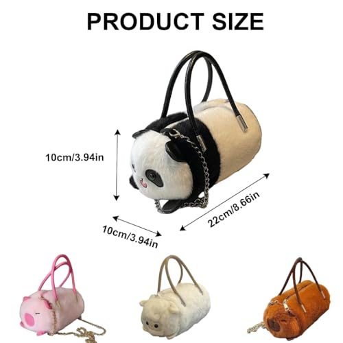 Trendy Soft Plush Bag For Women Cute Shoulder Satchel With Convenient Pockets Crossbody Bags Handbag3