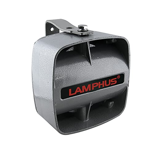 SoundAlert 100W Police Siren Speaker [120-130dB] [Compact Slim Style] Siren Speaker for Emergency Warning Vehicles Truck UTV ATV Car POV