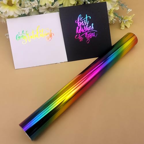 Alinacutle Rainbow Color Laser Toner Reactive Foil Roll