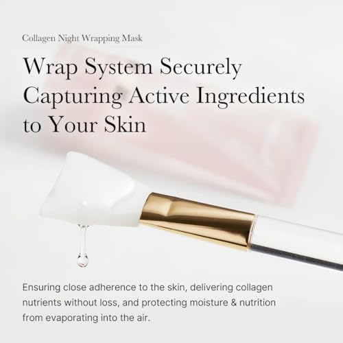 QUIA-Collagen-Night-Wrapping-Mask-for-Glass-Skin--Korean-Skincare-for-Hydrated-Radiant-Skin--Overnight-Firming-Hydration--Easy-Peel-Off-Formula-Dermatologist-Tested-For-All-Skin-Types