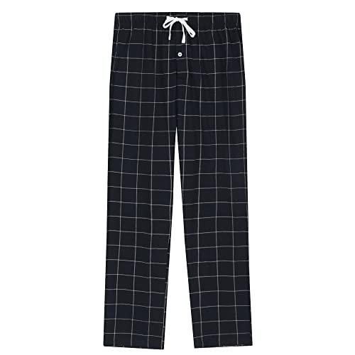 Image of Vulcanodon Mens Cotton Pajama Pants, Lightweight Sleep Pants for Men