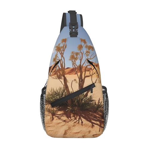 Sling Bag para Hombre y Mujer Color Negro miniatura 1