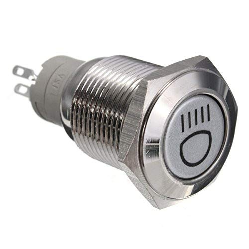 EsportsMJJ 12V 16Mm Self Lock Pulsante