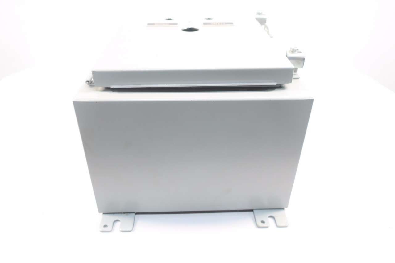 HOFFMAN A161208LP 16 IN STEEL 12 IN 8 IN WALL-MOUNT ELECTRICAL ENCLOSURE D552796