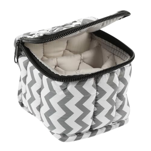 PartyKindom Nail Polish Organizer Bag Removable Base Case for Travel