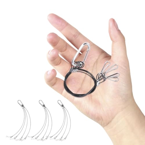 Câbles de suspension en acier robuste avec crochets pour éclairage hydroponique x4