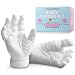 Luna Bean Infant Plaster Statue Casting Keepsake Kit - Cast Baby Hand & Foot (0-9M) (Clear Glaze)