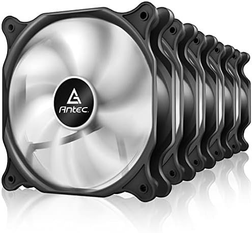 Antec 120mm Case Fan, PC Case Fan High Performance, 3-pin Connector, F12 Series 5 Packs