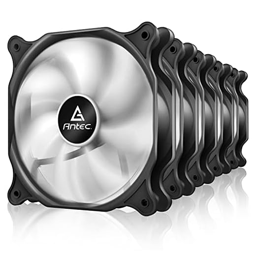 Antec PC Fans, 120mm Fan, PC Case Fan,120mm Case Fan, 3-pin Connector, 5 Packs