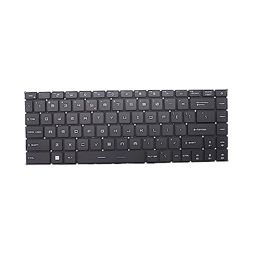 Clavier de rechange pour MSI GS66 et GP66 rétroéclairé RVB pour une frappe fluide US