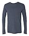 Next Level Men's Performance Blended Long Sleeve Jersey, Large, Vintage Navy
