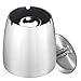 Produktbild EKKONG Aschenbecher mit Deckel, Edelstahl Aschenbecher Windgeschützt, Tragbarer Aschenbecher für Draußen und Innen, Tischaschenbecher mit rutschfeste Basis für Home Office Dekoration (small)