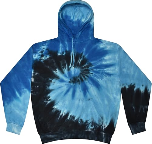 Image of Colortone Tie Dye Pullover Hoodies for Women and Men - Classic Fit Sweatshirts