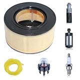 Mtanlo Kit Filtre à Air pour Stihl MS231 MS241 MS251 MS261 MS271 MS291 MS311 Tronçonneuse, Filtre à Air avce Filtre à Huile, Poire d'amorçage, Bougie d'allumage, Remplacer pour 1141 120 1600