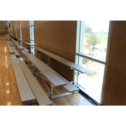 Two Row Tip-N-Roll Spectator Bleacher Plank - 7 ft.