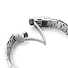 20mm Super-O Boyer Watch Bracelet for Seiko Mid-Size Diver SKX023, Diver Clasp, Brushed #3