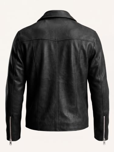 Runcati Mens Faux Leather Jacket