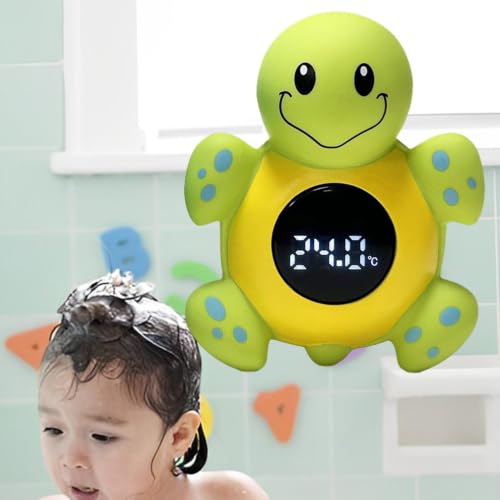 Termógrafo de baño LED con dibujos animados y sensor preciso para bebés 7
