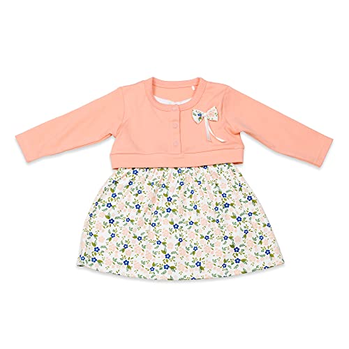 Image of Baby Girls Dress for New Born Baby, Baby Cotton Dress, Baby Girls Dress 3-18 Months, Baby Girl Clothes, Baby Girl Dress 3-6 Months, 6-12 Months, 12-18 Months