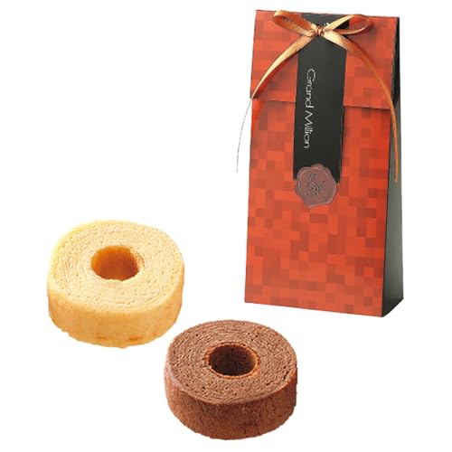 グラン・ミリオン ミニ バウムクーヘン 2個入り プチギフト ミルクバーム チョコバーム ギフト 焼菓子 お菓子 洋菓子 贈り物 引菓子 バレンタイン ホワイトデー プレゼント ミニバウム ミニバーム