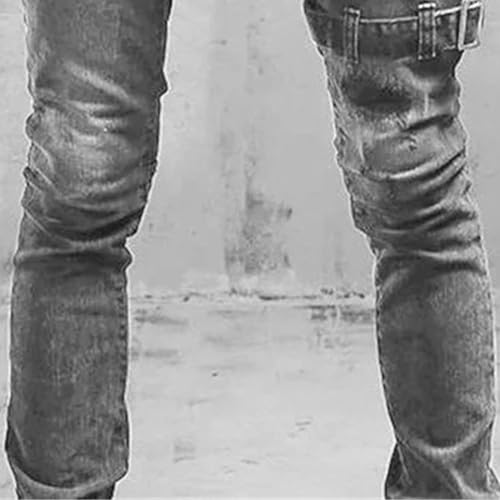 Men's Ripped Tapered Leg Denim Pants Skinny Fit Stretch Moto Biker Jeans Hip Hop Zipper Distressed Jeans4