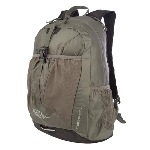 Image of Eddie Bauer Stowaway Packable Backpack | Travel | Outdoor | Lightweight | Foldable | Durable | Ripstop Polyester | 30L - Spruce Green