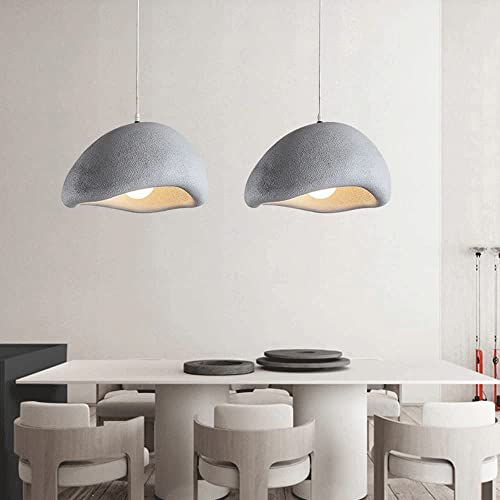 Lámpara japonesa para renovar techos aburridos con resina industrial creativa E27 4