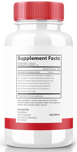 NutraRize (3 Pack) Biopeak Men Enhancement Pills, Biopeak Male Capsules, All Natural Supplement for Max Performance and Overall Health, Official Bio Peak Pastillas Reviews (180 Capsules) - Thumbnail 2