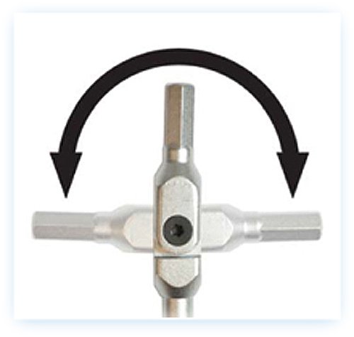 Bondhus 00015 Set 6 Chrome Torx Hex-Pro Wrench T25-T50 #TOP1